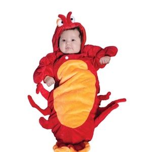 12-24month Lobster infant sack costume.
